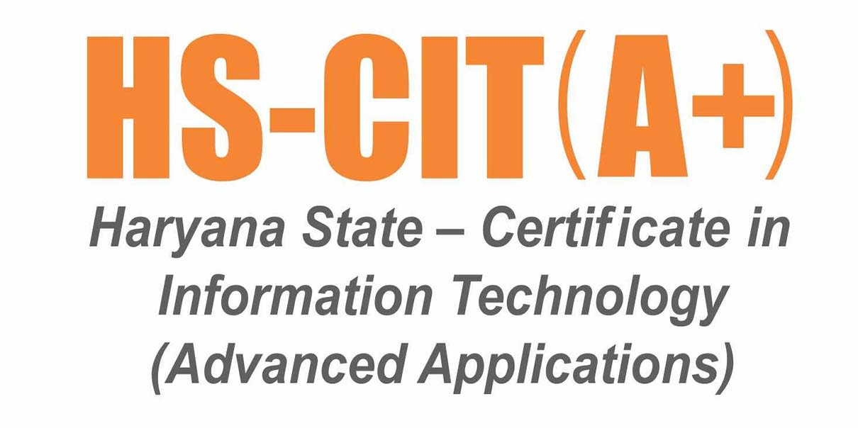 Haryana State- Certificate Information Technology (Advanced Applications)