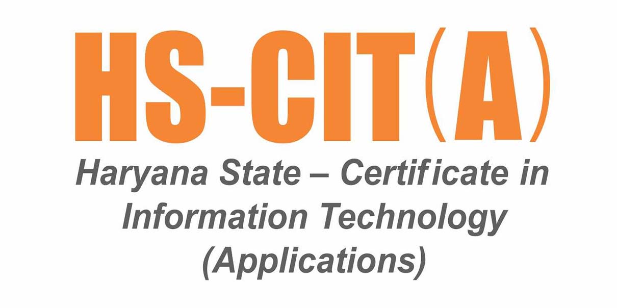 Haryana State- Certificate Information Technology (Applications)